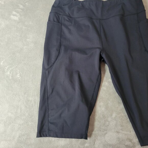 Baleaf Womens Shorts 2XL Plus Leggings Black Lightweight Poly Blend BLA116E - Picture 4 of 10
